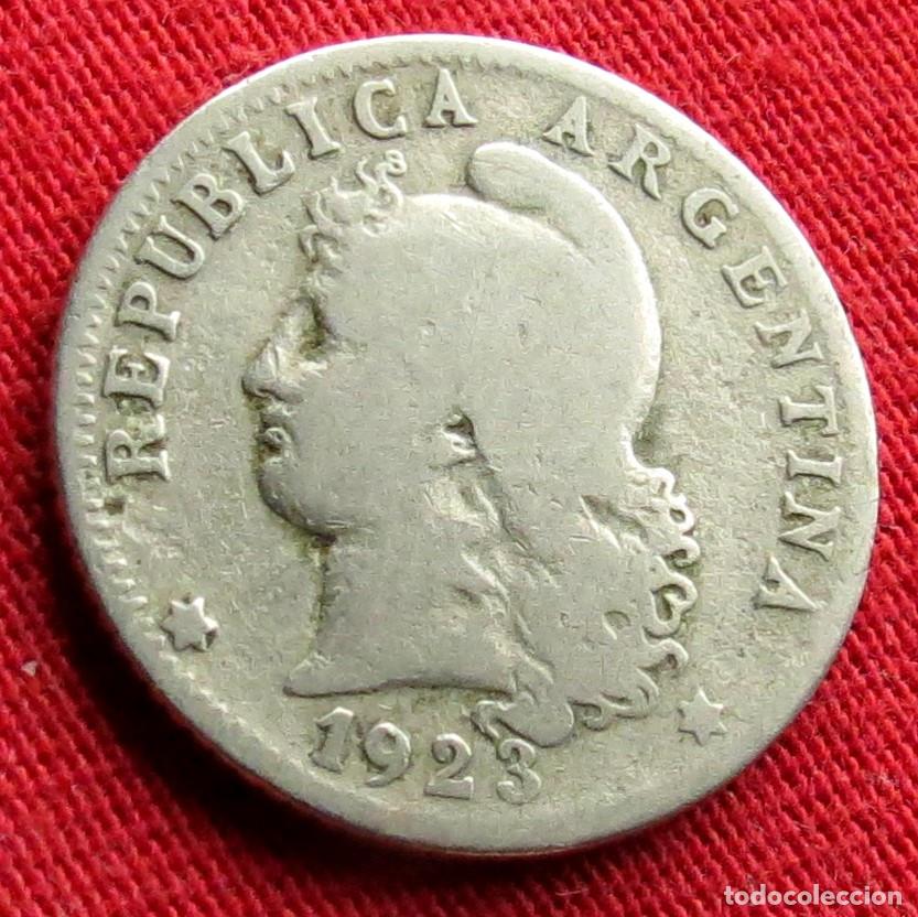Monedas antiguas de Am&eacute;rica: Argentina 20 centavos 1923 - Foto 2