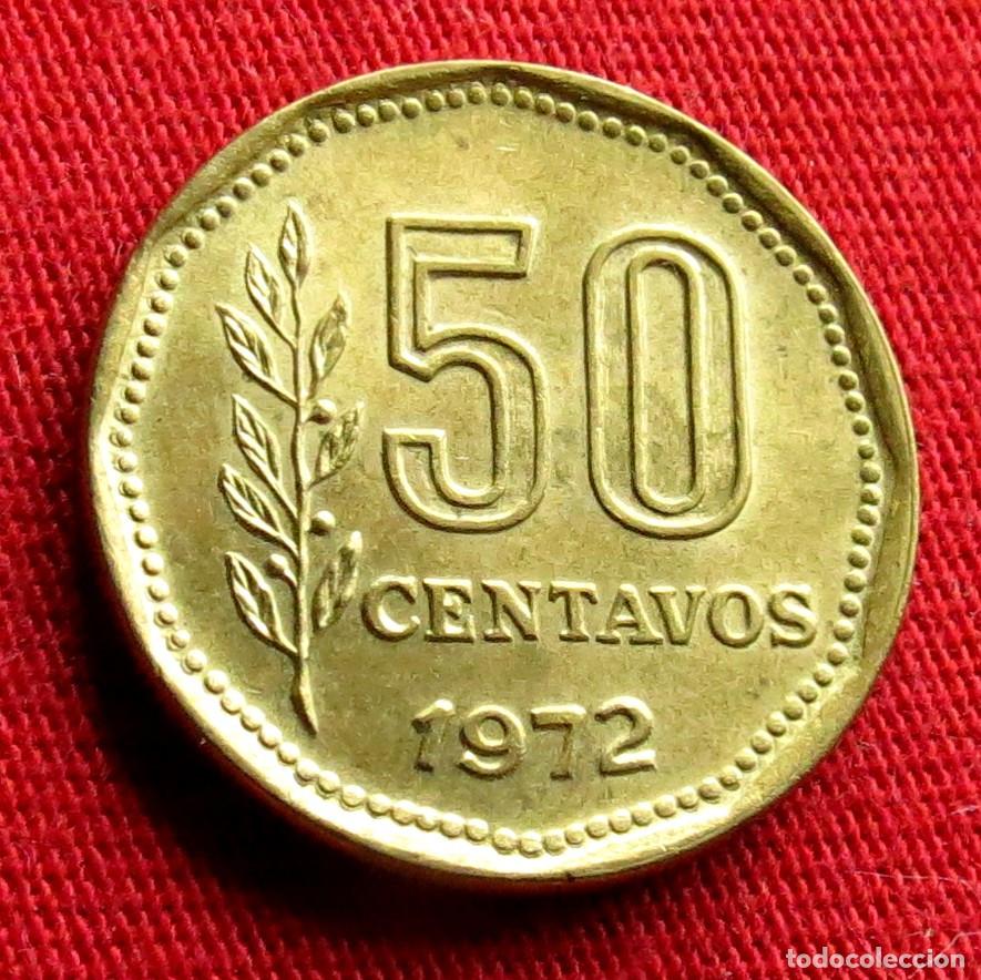 Moedas antigas da Am&eacute;rica: Argentina 50 centavos 1972