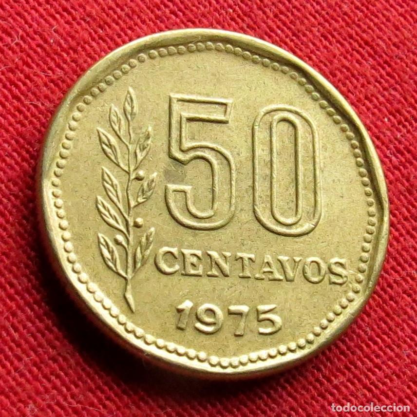 Alte M&uuml;nzen aus Amerika: Argentina 50 centavos 1975