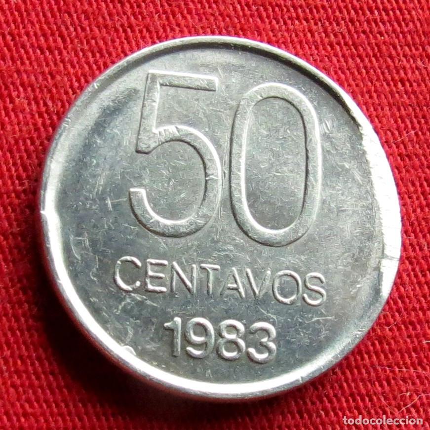 Old Coins of America: Argentina 50 centavos 1983