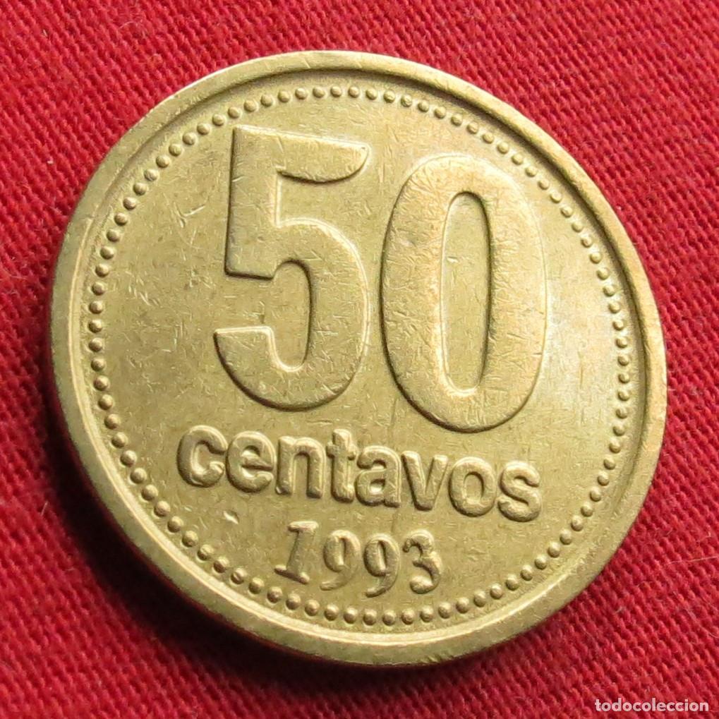 Old Coins of America: Argentina 50 centavos 1993