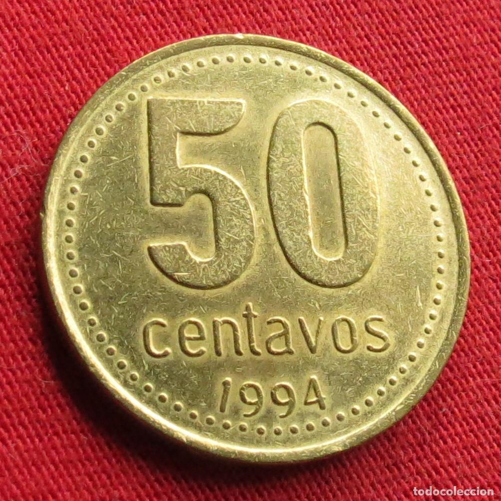 Moedas antigas da Am&eacute;rica: Argentina 50 centavos 1994