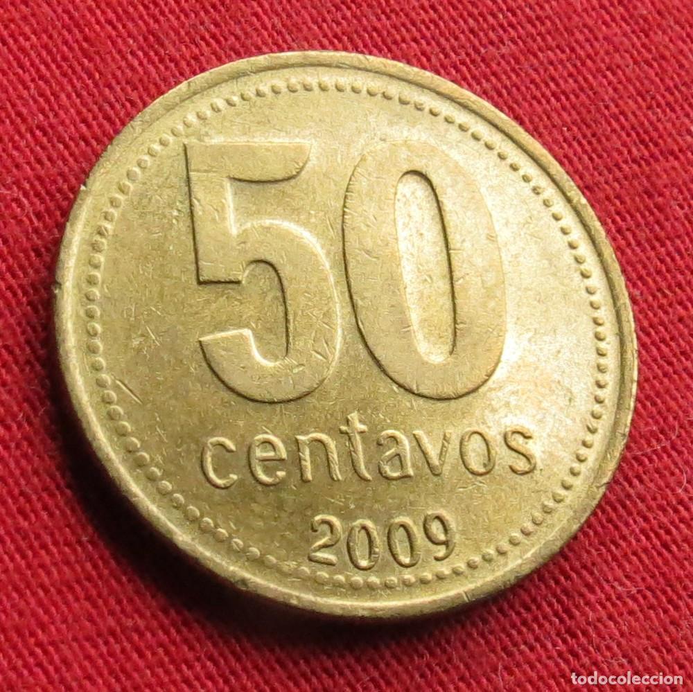 Monete antiche di America: Argentina 50 centavos 2009