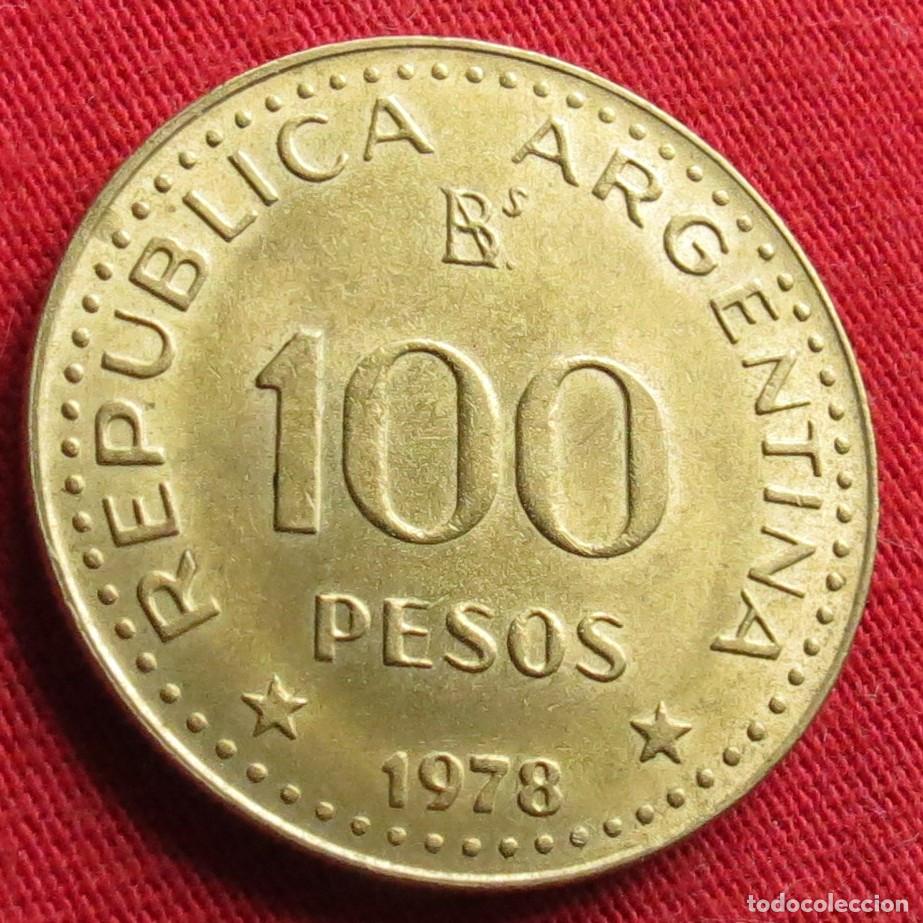 Moedas antigas da Am&eacute;rica: Argentina 100 pesos 1978