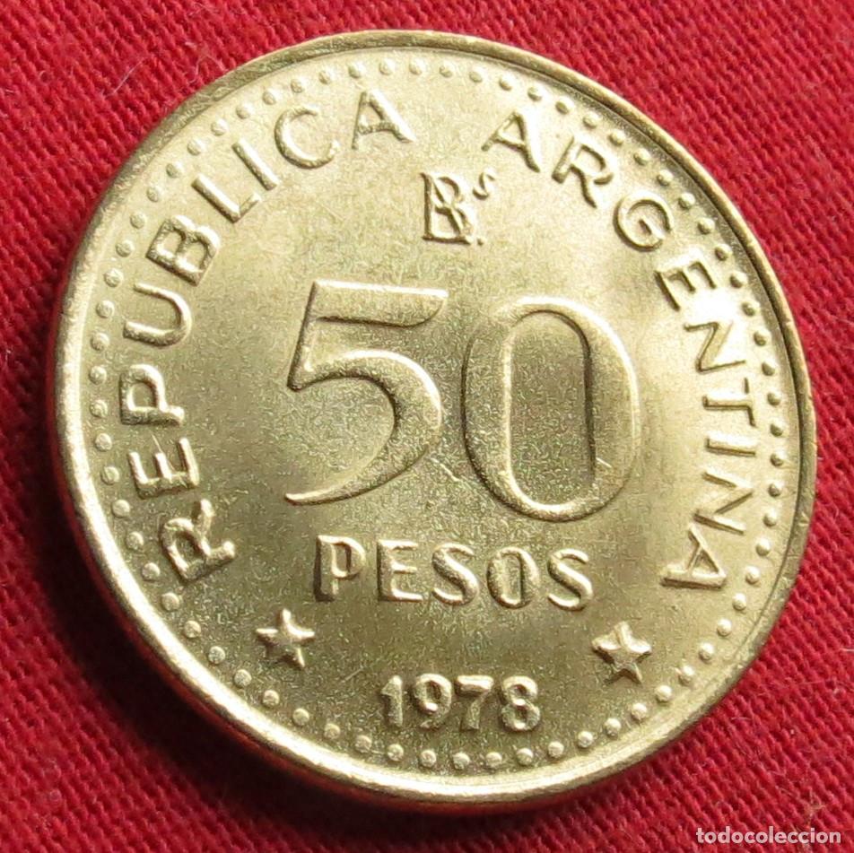 Monedas antiguas de Am&eacute;rica: Argentina 50 pesos 1978