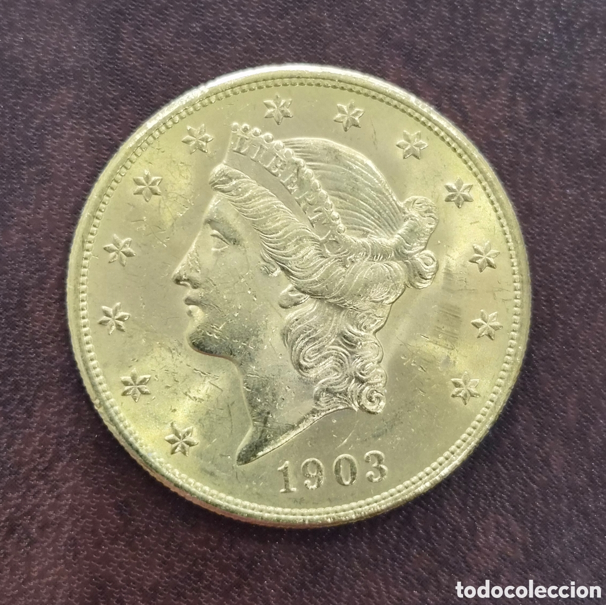 Monedas antiguas de Am&eacute;rica: Estados Unidos &ndash; 20 D&oacute;lares de Oro 1903-S &ndash; Double Eagle Liberty Head &ndash; 33,45 g