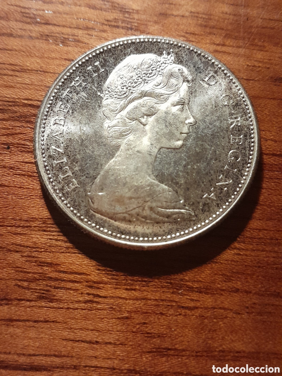 Moedas antigas da Am&eacute;rica: Canada, dolar plata 1967