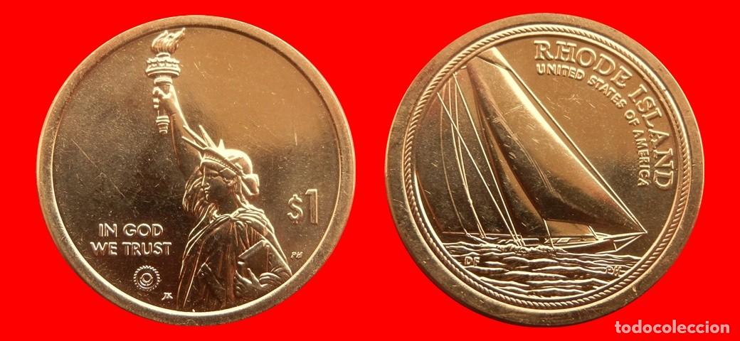 Monedas antiguas de Am&eacute;rica: 1 DOLAR 2022P RHODE ISLAND SIN CIRCULAR USA-5506SC