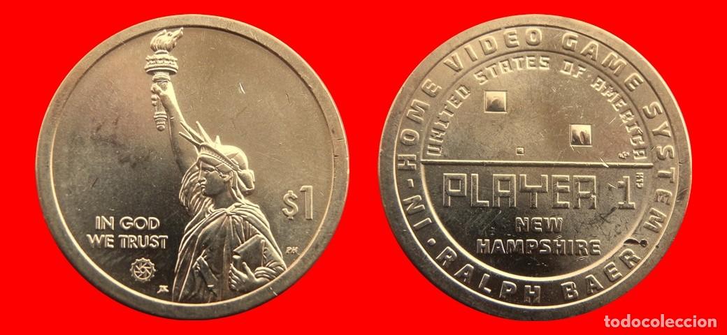 Monedas antiguas de Am&eacute;rica: 1 DOLAR 2021-P NEW HAMPSHIRE SIN CIRCULAR USA-4563SC