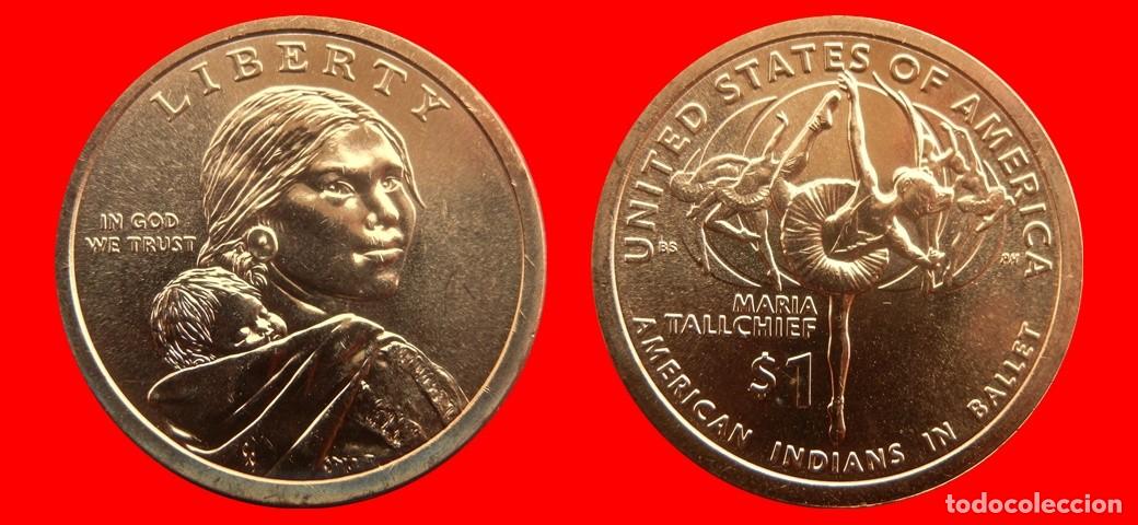 Moedas antigas da Am&eacute;rica: 1 DOLAR 2023-D MARIA TALLCHIEF SIN CIRCULAR USA-6378SC