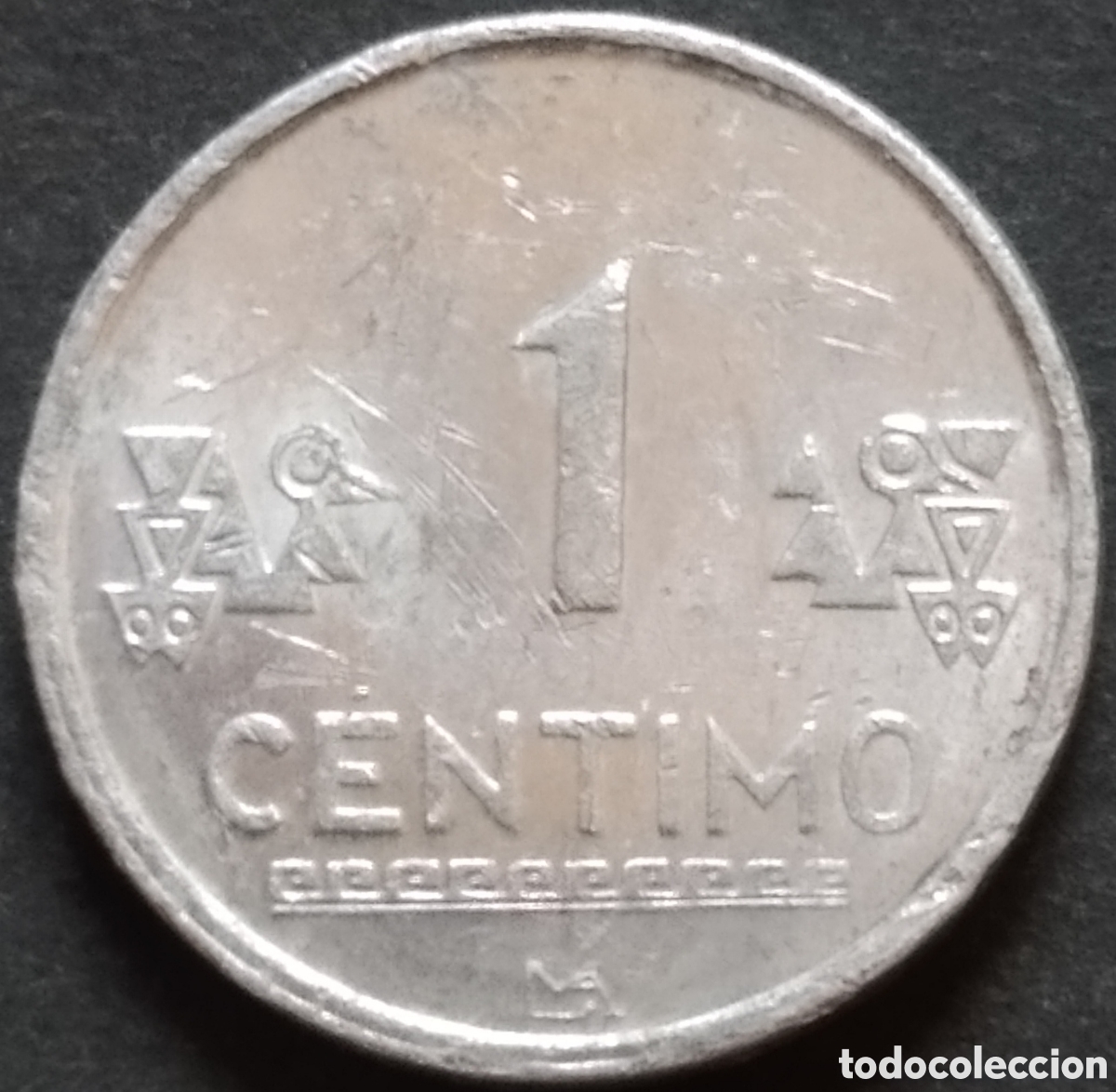 Moedas antigas da Am&eacute;rica: MONEDA - PER&Uacute; 1 C&Eacute;NTIMO 2007