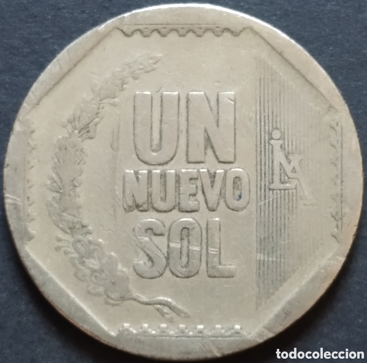 Moedas antigas da Am&eacute;rica: MONEDA - PER&Uacute; 1 NUEVO SOL 2005