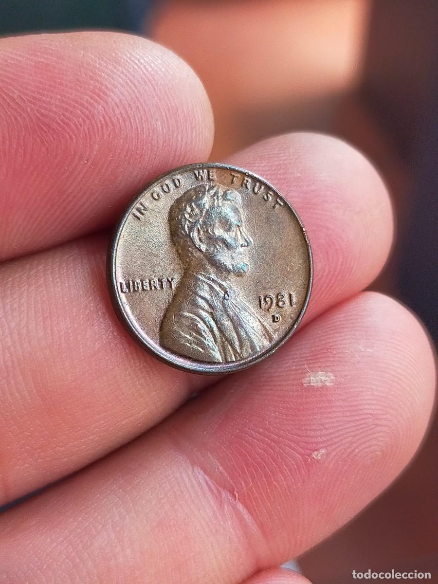 Monete antiche di America: MONEDA DE 1 UN CENTAVO CENT 1981 D DENVER USA ESTADOS UNIDOS AMERICA MUY BUENA CONSERVACION