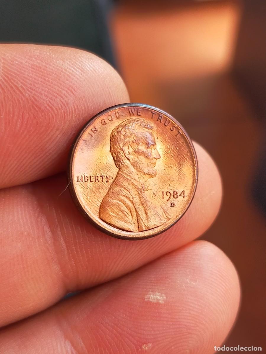 Monete antiche di America: MONEDA DE 1 UN CENTAVO CENT 1984 D DENVER USA ESTADOS UNIDOS AMERICA MUY BUENA CONSERVACION