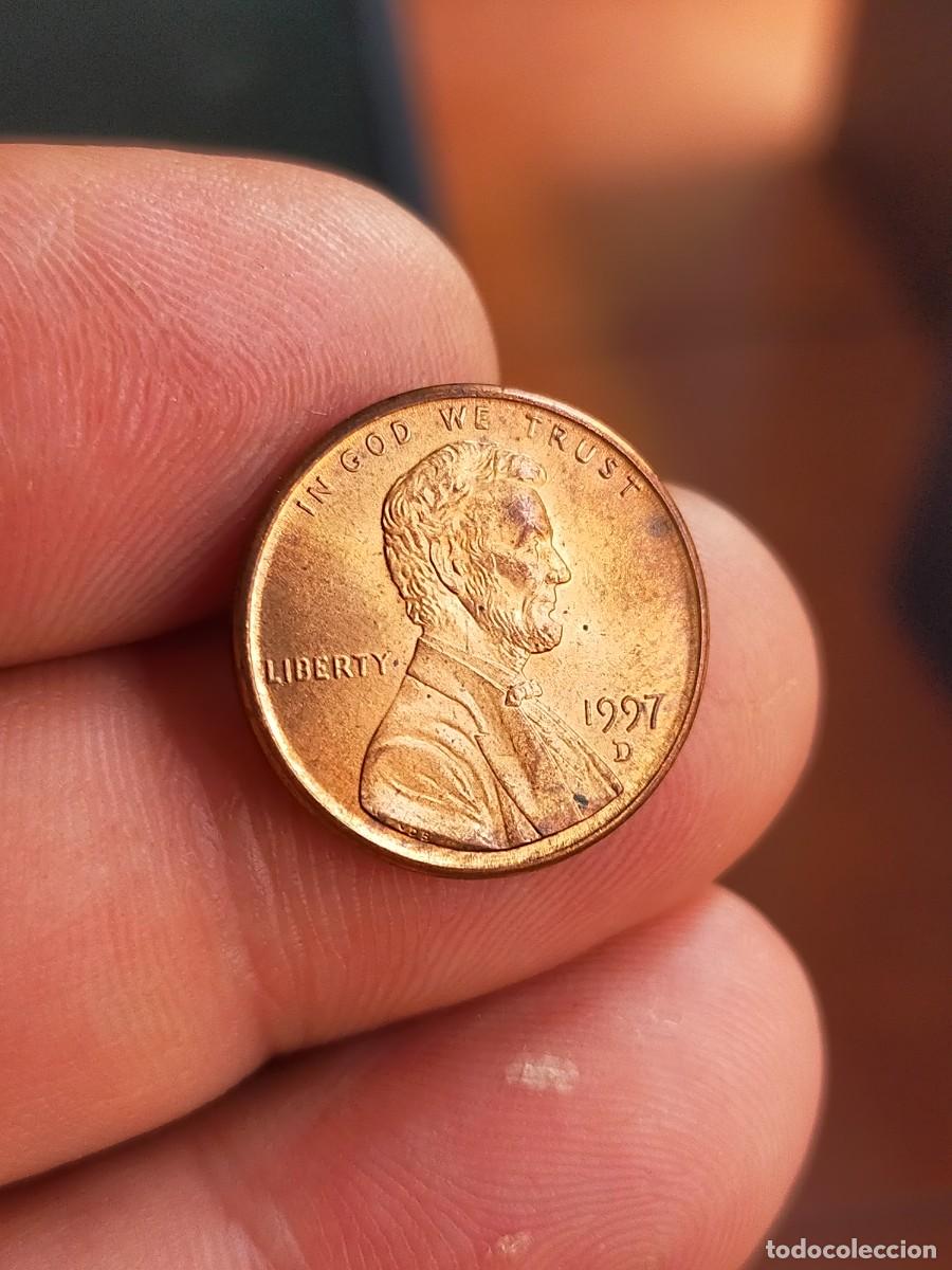 Monete antiche di America: MONEDA DE 1 UN CENTAVO CENT 1997 D DENVER USA ESTADOS UNIDOS AMERICA MUY BUENA CONSERVACION