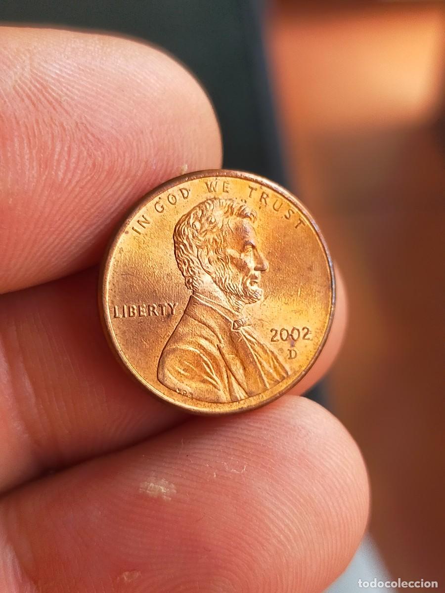 Monete antiche di America: MONEDA DE 1 UN CENTAVO CENT 2002 D DENVER USA ESTADOS UNIDOS AMERICA MUY BUENA CONSERVACION