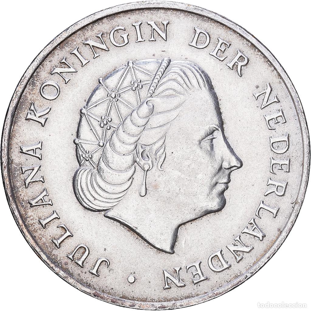 Monedas antiguas de Am&eacute;rica: [#1547687] Antillas holandesas, Juliana, 2-1/2 Gulden, 1964, Utrecht, Plata, EBC, KM:7