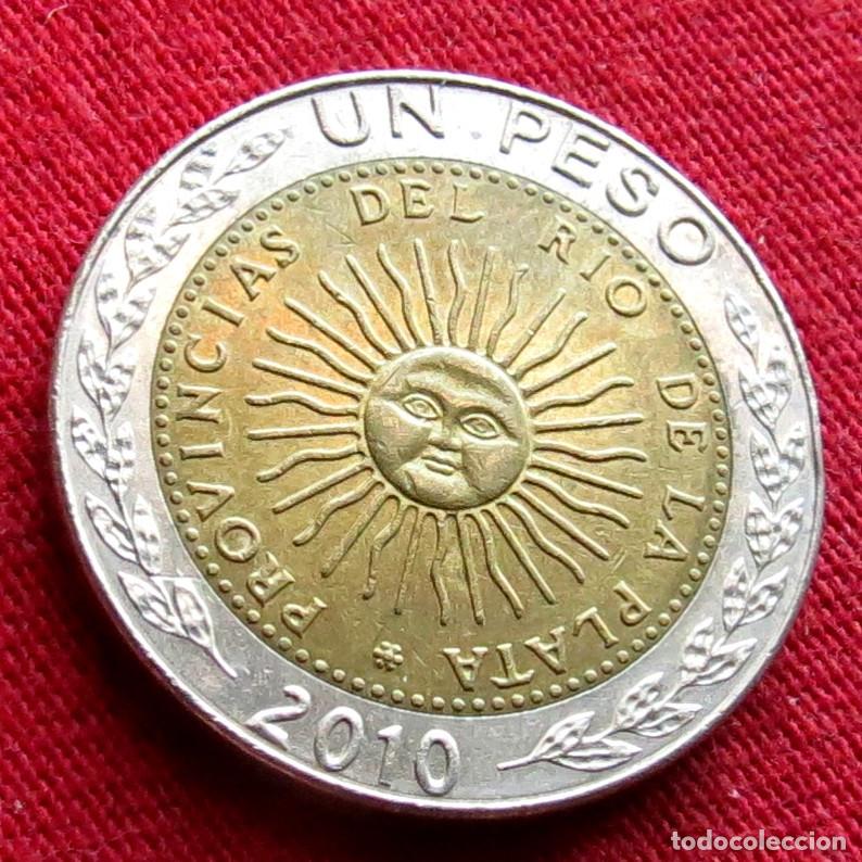 Alte M&uuml;nzen aus Amerika: Argentina 1 peso 2010