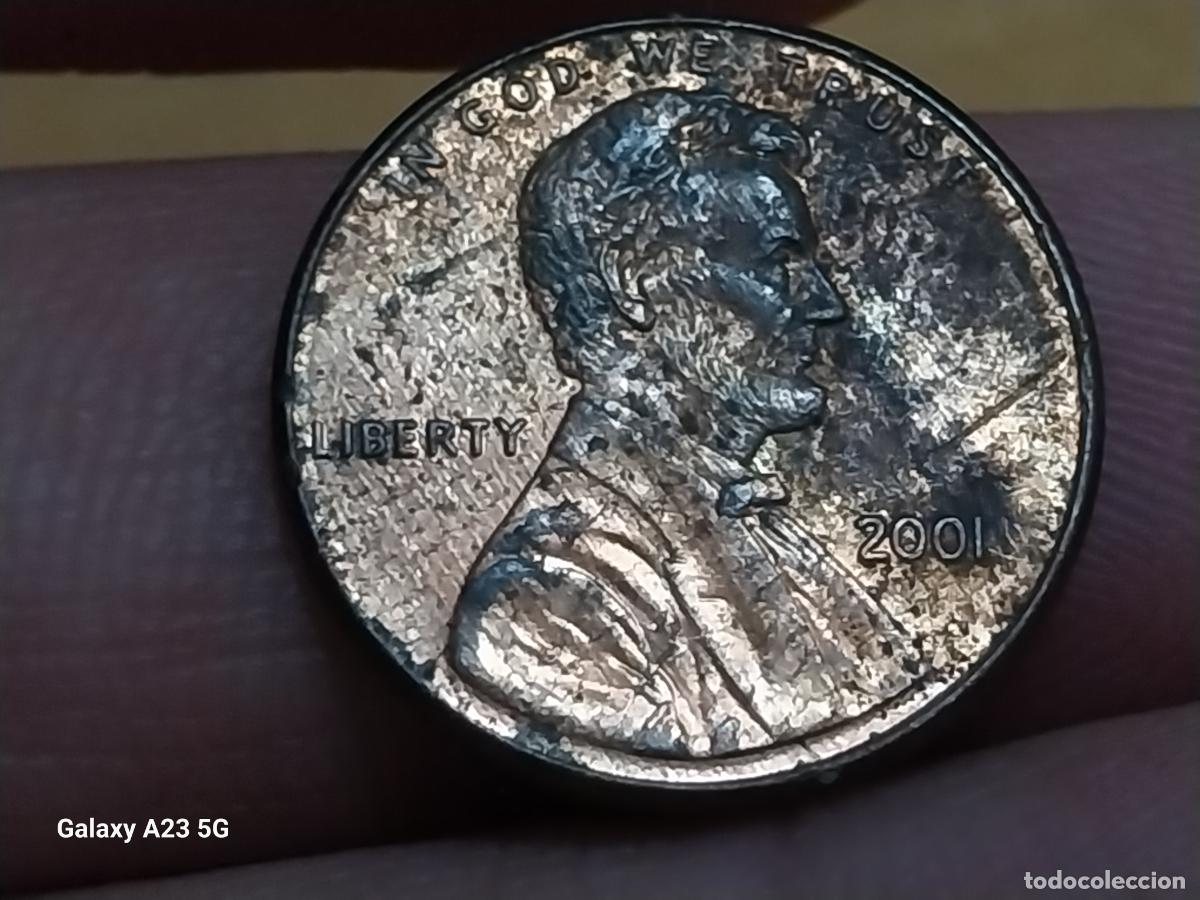 Monedas antiguas de Am&eacute;rica: USA ONE CENT 1 CENTIMO A&Ntilde;O 2001 MONEDA ORIGINAL CIRCULADA