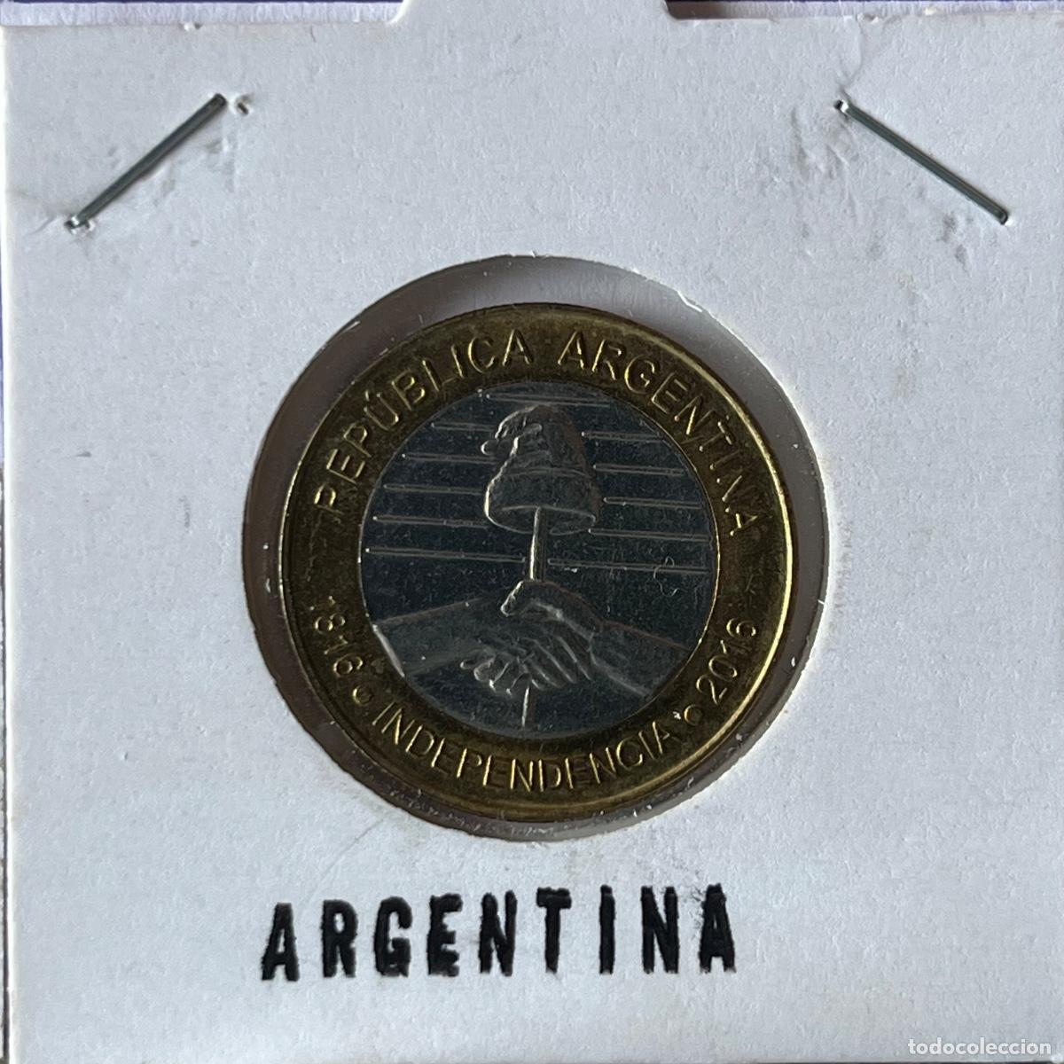 Monedas antiguas de Am&eacute;rica: N&ordm; 0070 ARGENTINA 2 PESOS 2016 KM# 184