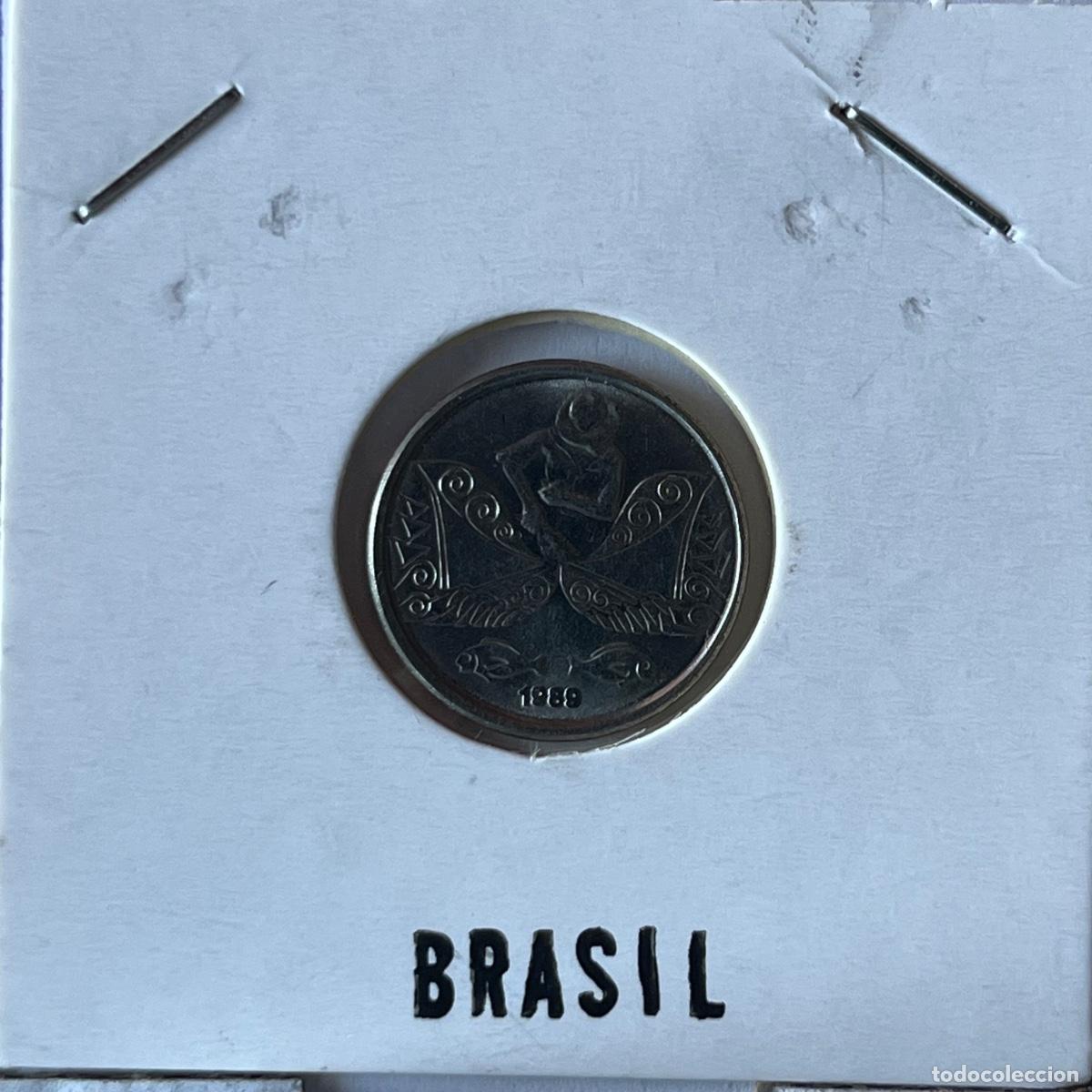 Monedas antiguas de Am&eacute;rica: N&ordm; 0144 BRASIL 5 CENTAVOS 1989 KM# 612