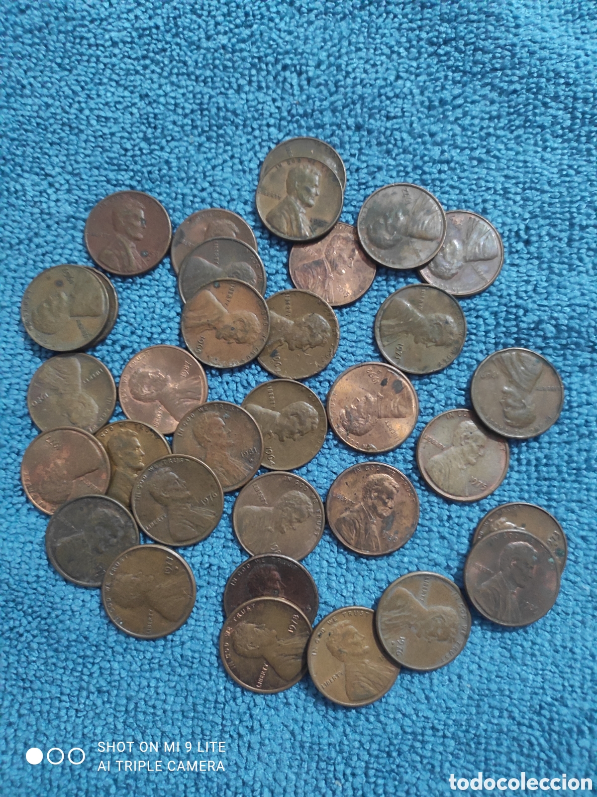 Monedas antiguas de Am&eacute;rica: Lote de monedas de EEUU