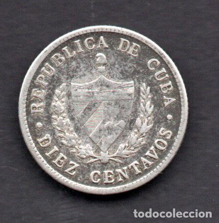 Monedas antiguas de Am&eacute;rica: CUBA - 10 CENTAVOS de PLATA - 1915 - Foto 2