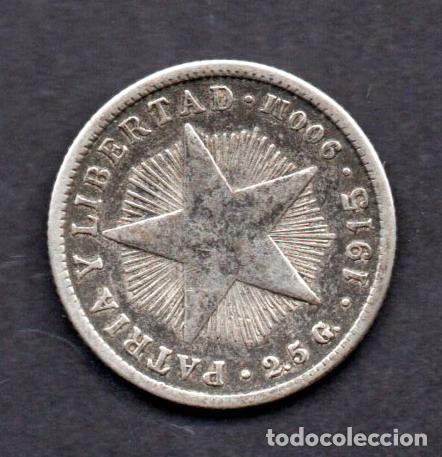Monedas antiguas de Am&eacute;rica: CUBA - 10 CENTAVOS de PLATA - 1915