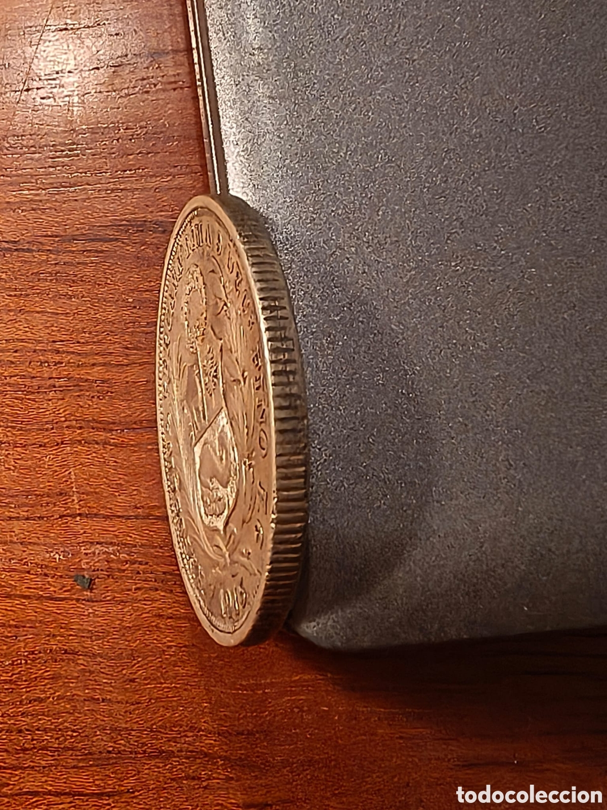 Monedas antiguas de Am&eacute;rica: Peru 1/2 sol 1915, moneda plata - Foto 3