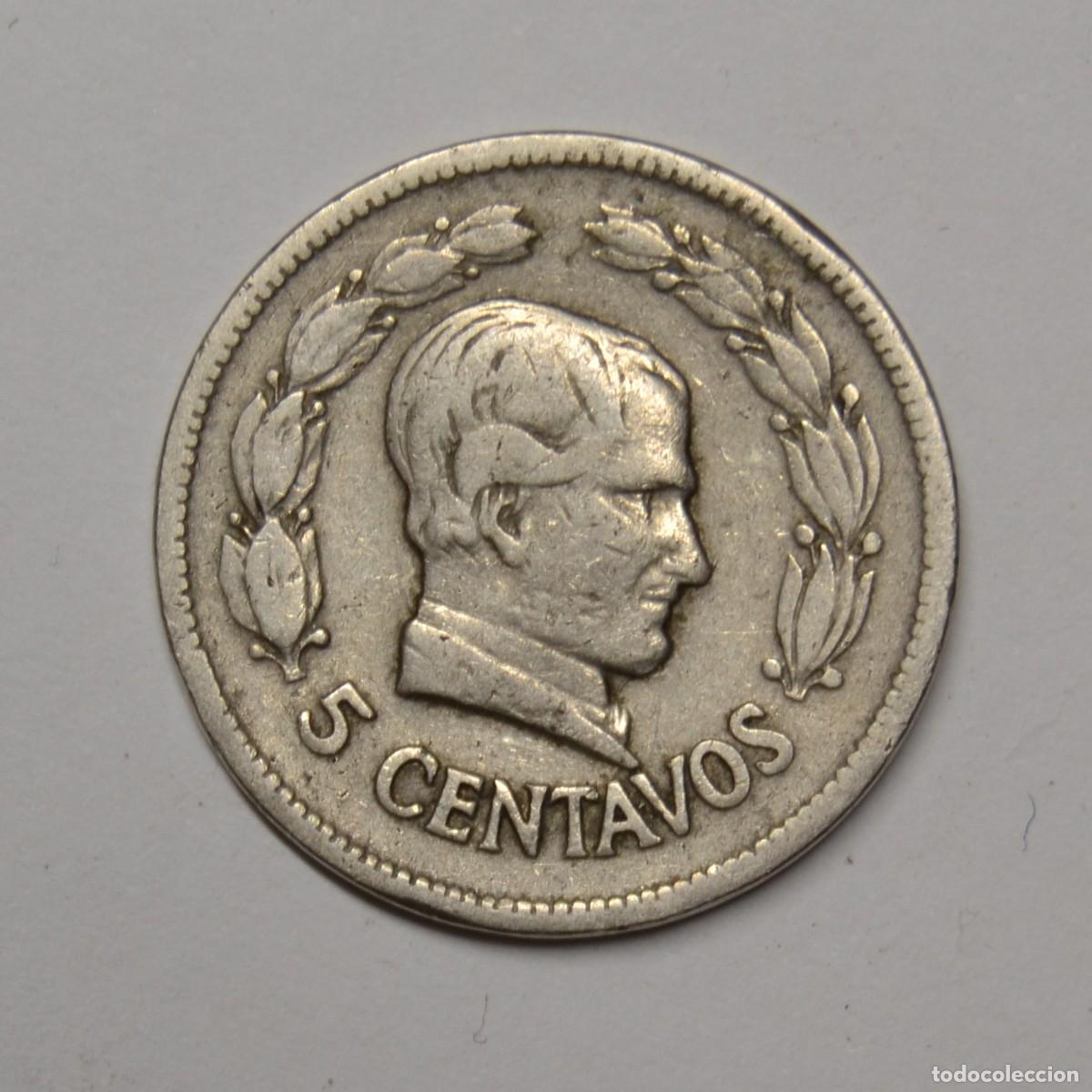 Monedas antiguas de Am&eacute;rica: ECUADOR - 5 CENTAVOS 1928 - LOTE 5761