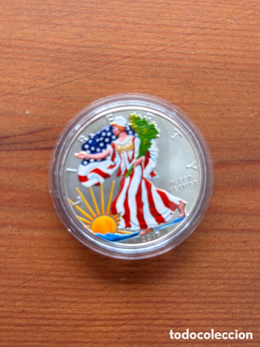Monedas antiguas de Am&eacute;rica: Set 4 Onzas Plata American Eagle 2017 - Foto 3