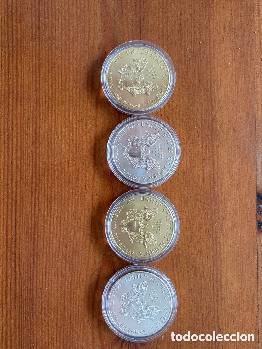 Monedas antiguas de Am&eacute;rica: Set 4 Onzas Plata American Eagle 2017 - Foto 6