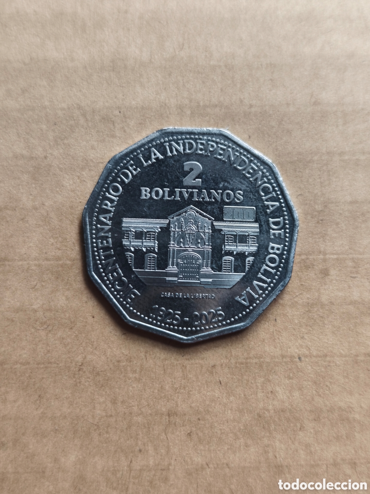 Monedas antiguas de Am&eacute;rica: 2 bolivianos Bolivia 2025 unc