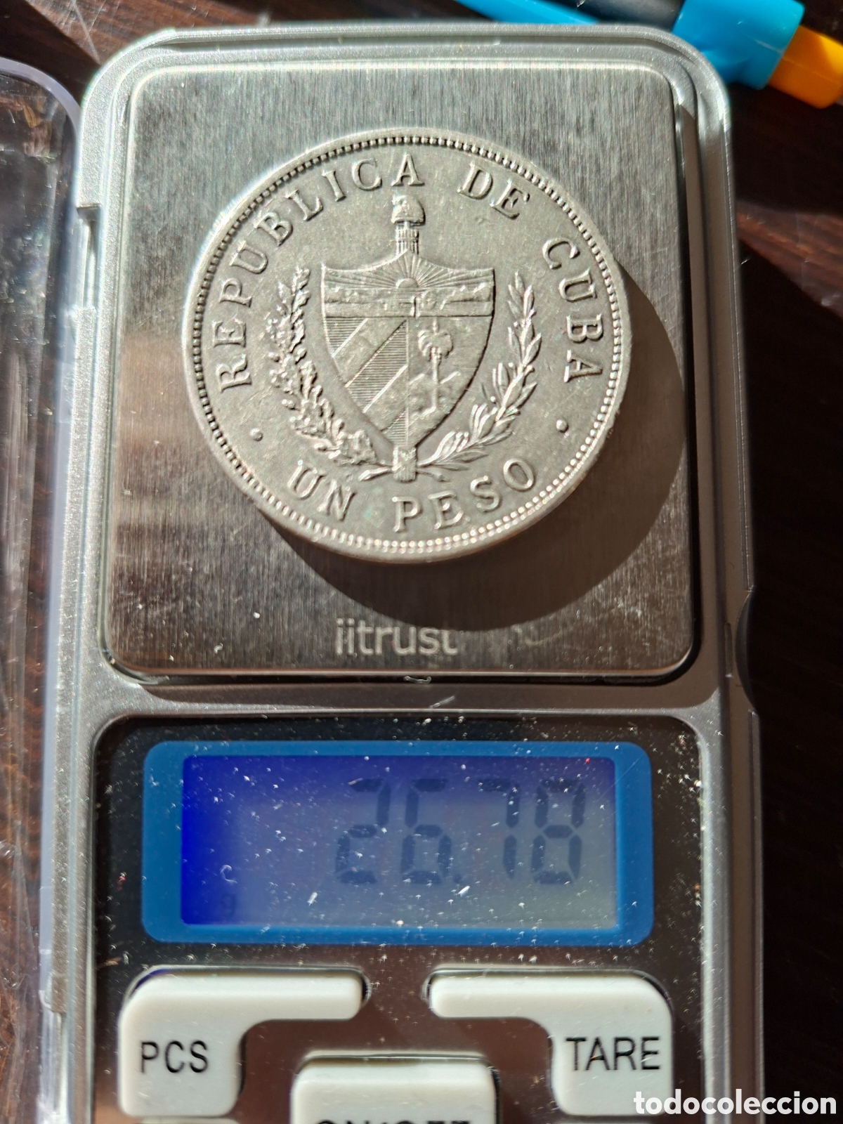 Monedas antiguas de Am&eacute;rica: PESO CUBA 1934 PLATA - Foto 2