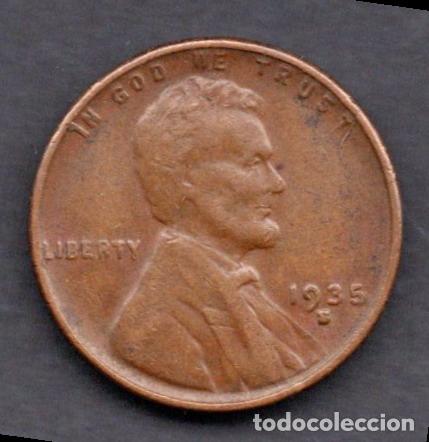 Monedas antiguas de Am&eacute;rica: ESTADOS UNIDOS (USA) - 1 CENTAVO - 1935 S