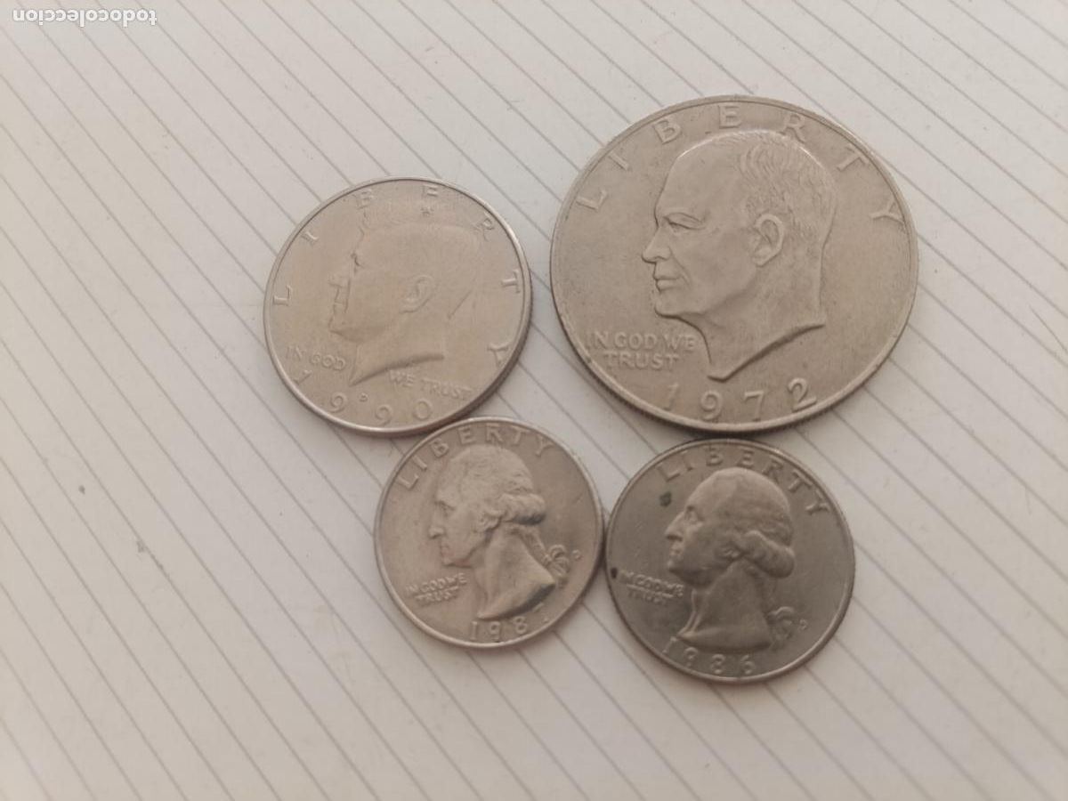 Monedas antiguas de Am&eacute;rica: Estados Unidos. 2 dollars en monedas