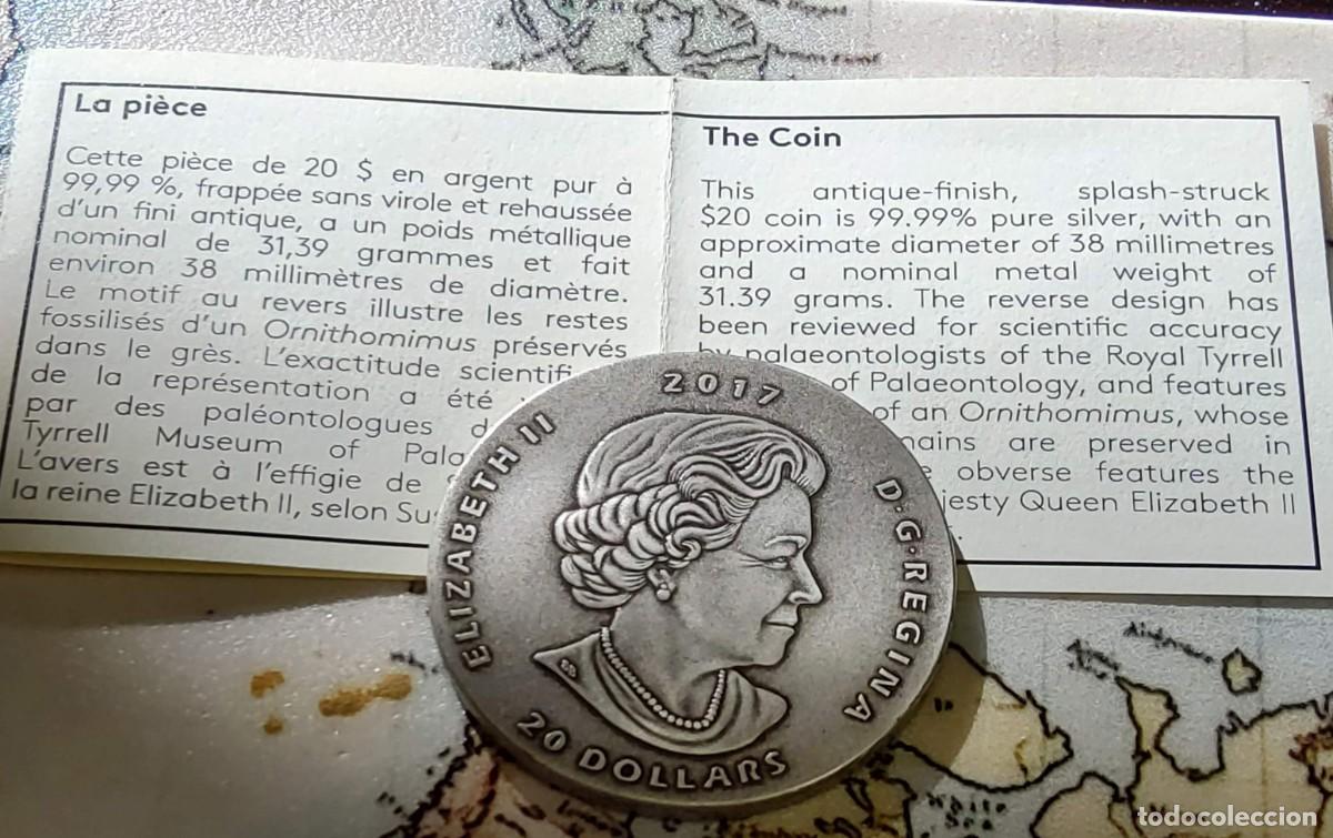 Monedas antiguas de Am&eacute;rica: 20 d&oacute;lares de PLATA de CANADA del 2022.PROOF.1 de ONZA de PLATA PURA 9999.