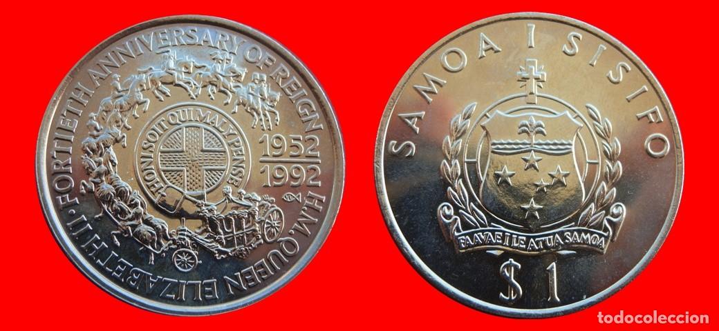 Monedas antiguas de Am&eacute;rica: 1 DOLAR 1992 SIN CIRCULAR SAMOA-10627SC