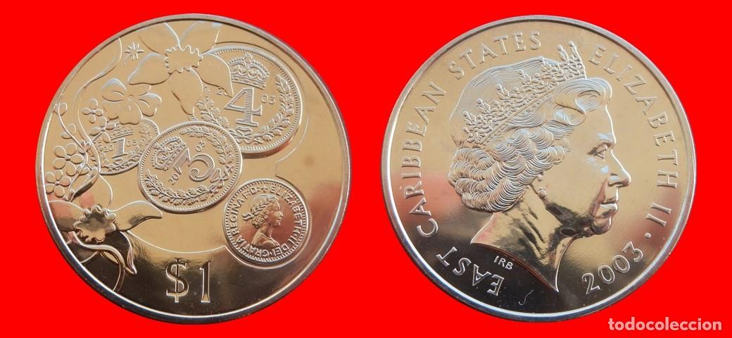 Monedas antiguas de Am&eacute;rica: 1 DOLAR 2003 SIN CIRCULAR ESTADOS DEL CARIBE ORIENTAL-10599SC