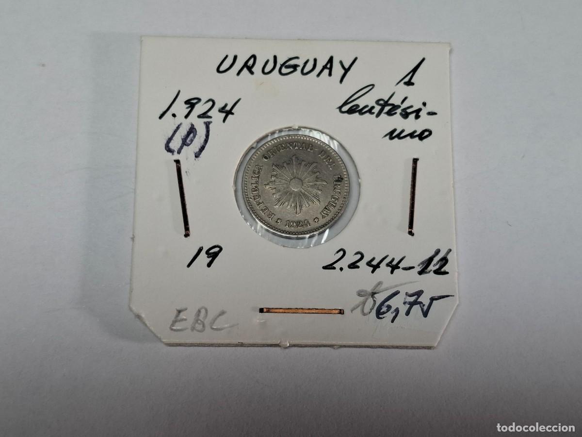 Monedas antiguas de Am&eacute;rica: 1 CENTESIMO de 1924 p KM 19 URUGUAY en EBC