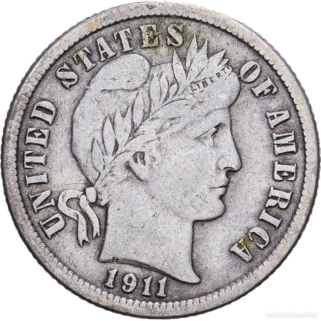 Monedas antiguas de Am&eacute;rica: [#1547617] Estados Unidos, 1 Dime, 1911, Philadelphia, Plata, MBC, KM:113
