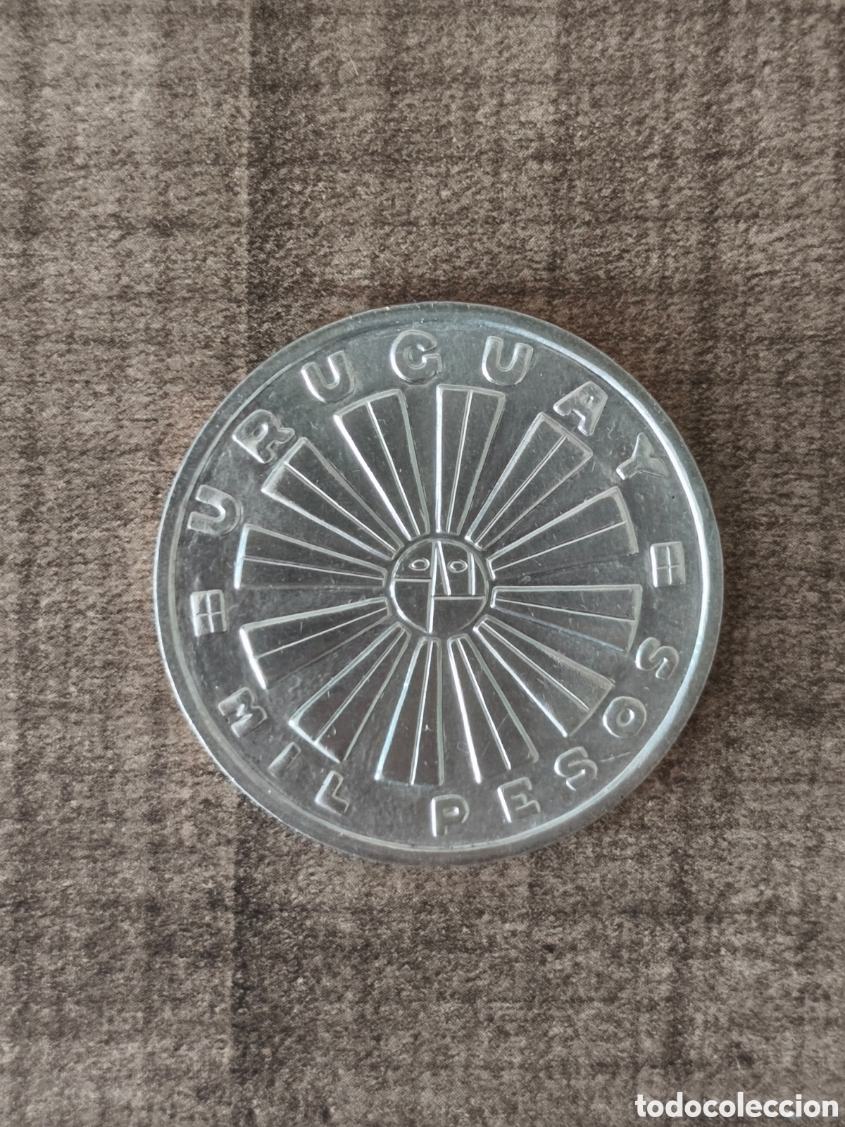 Monete antiche di America: 1000 pesos Uruguay 1969 plata 0.900