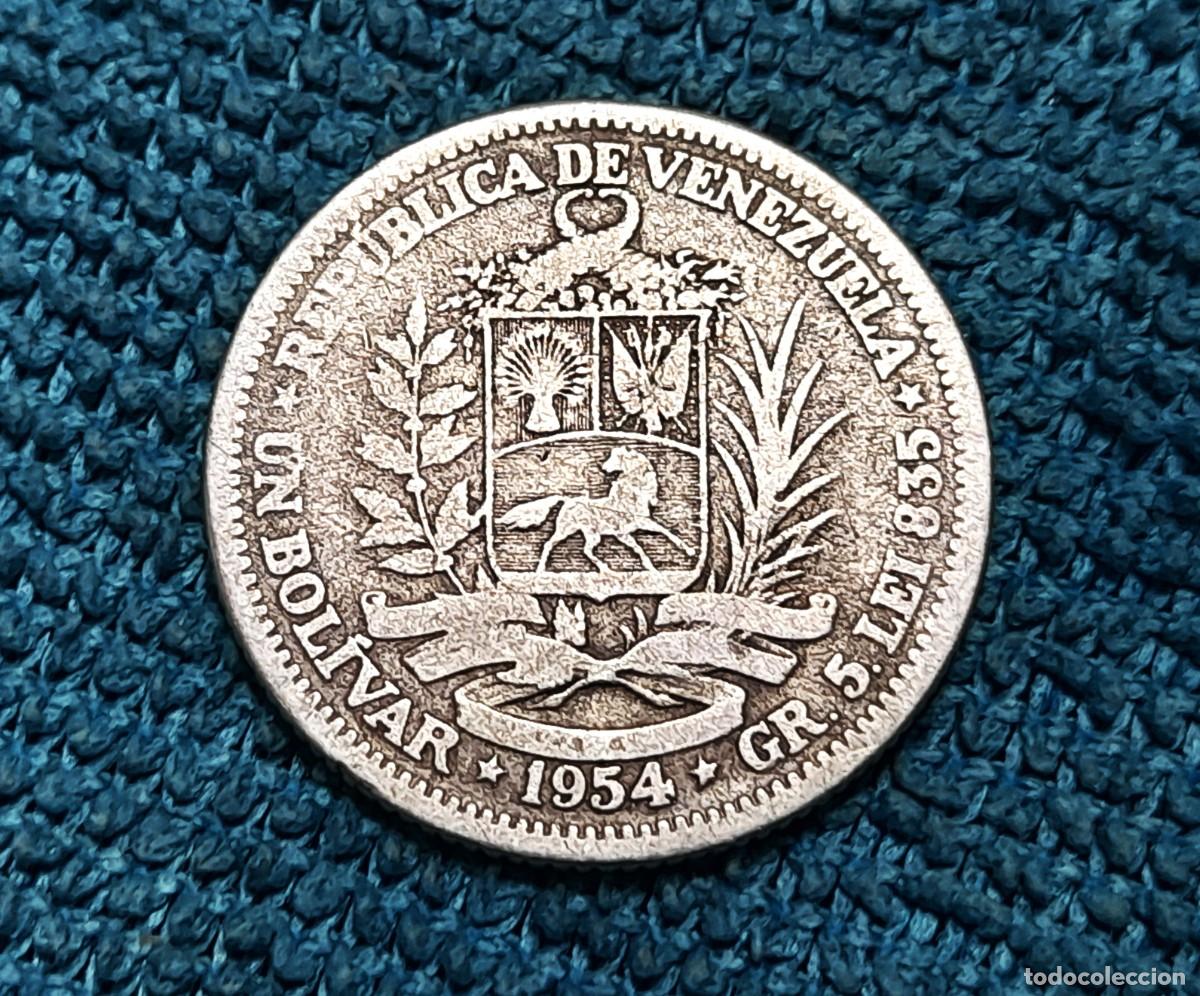 Monedas antiguas de Am&eacute;rica: Venezuela, 1 Bolivar 1954