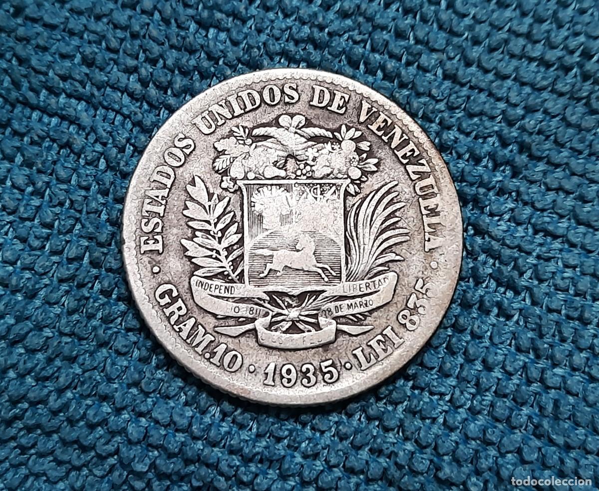 Monedas antiguas de Am&eacute;rica: Venezuela, 2 Bolivares 1935