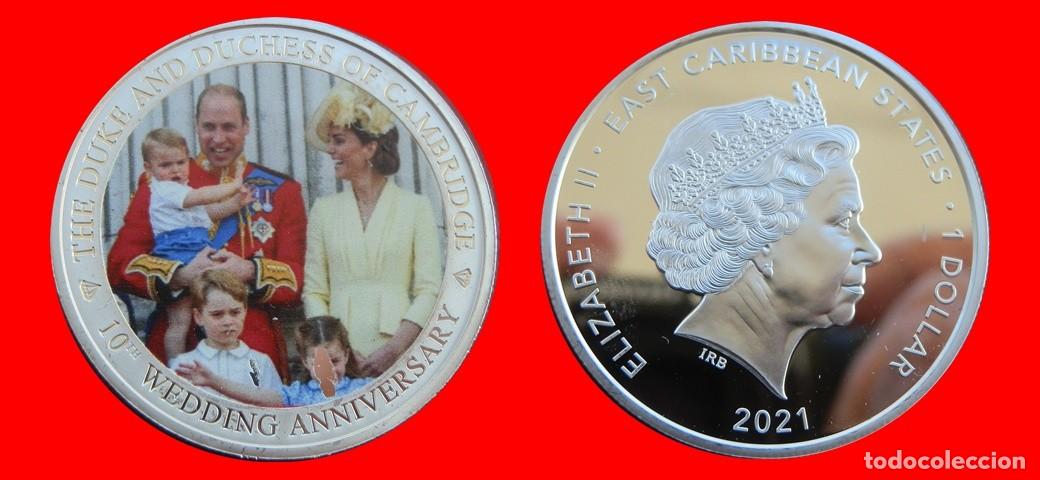 Monedas antiguas de Am&eacute;rica: 1 DOLAR 2021 SIN CIRCULAR ESTADOS DEL CARIBE ORIENTAL-10644SC