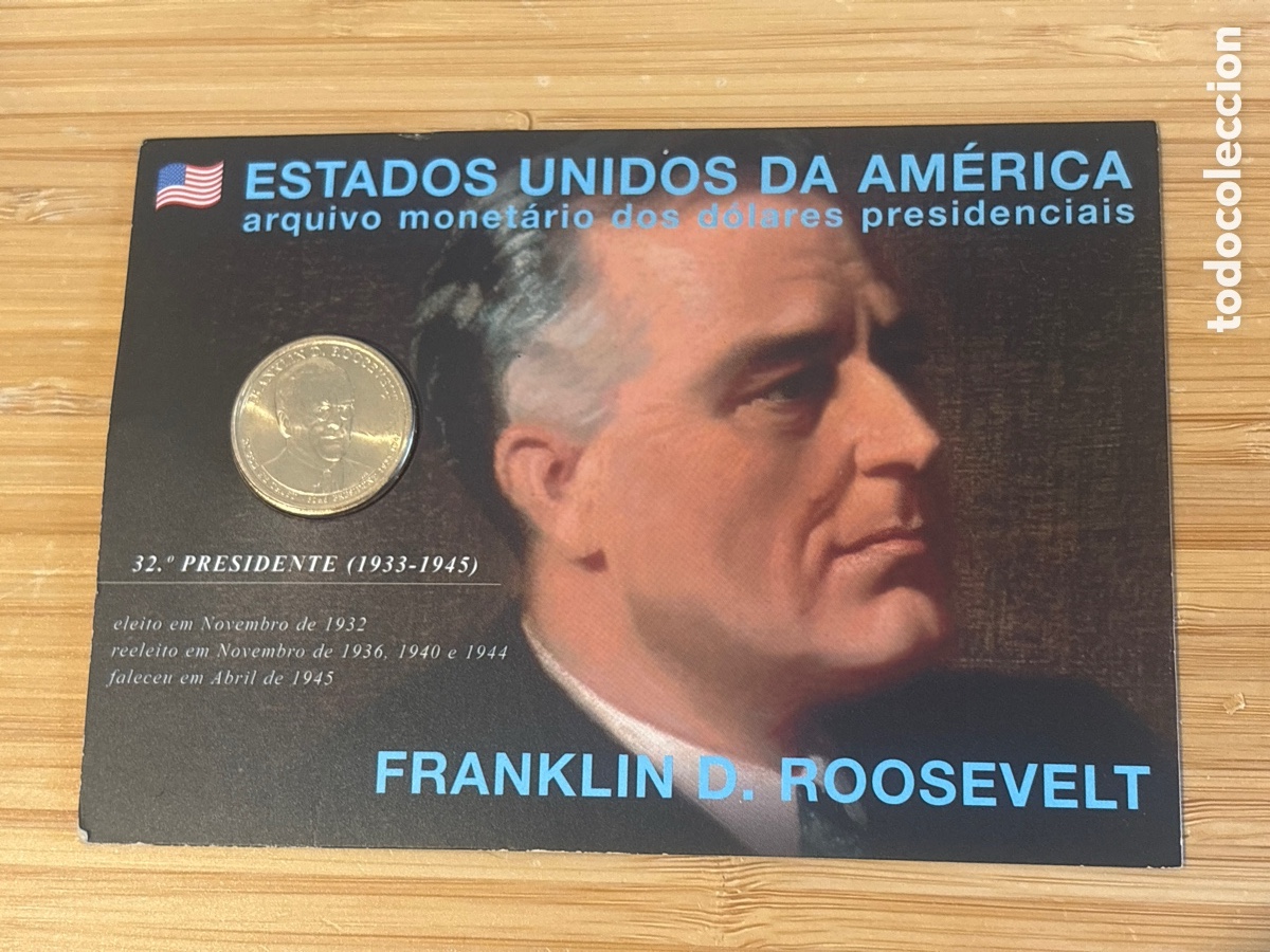 Monedas antiguas de Am&eacute;rica: Moneda conmemorativa presidentes de los EEUU (A15)