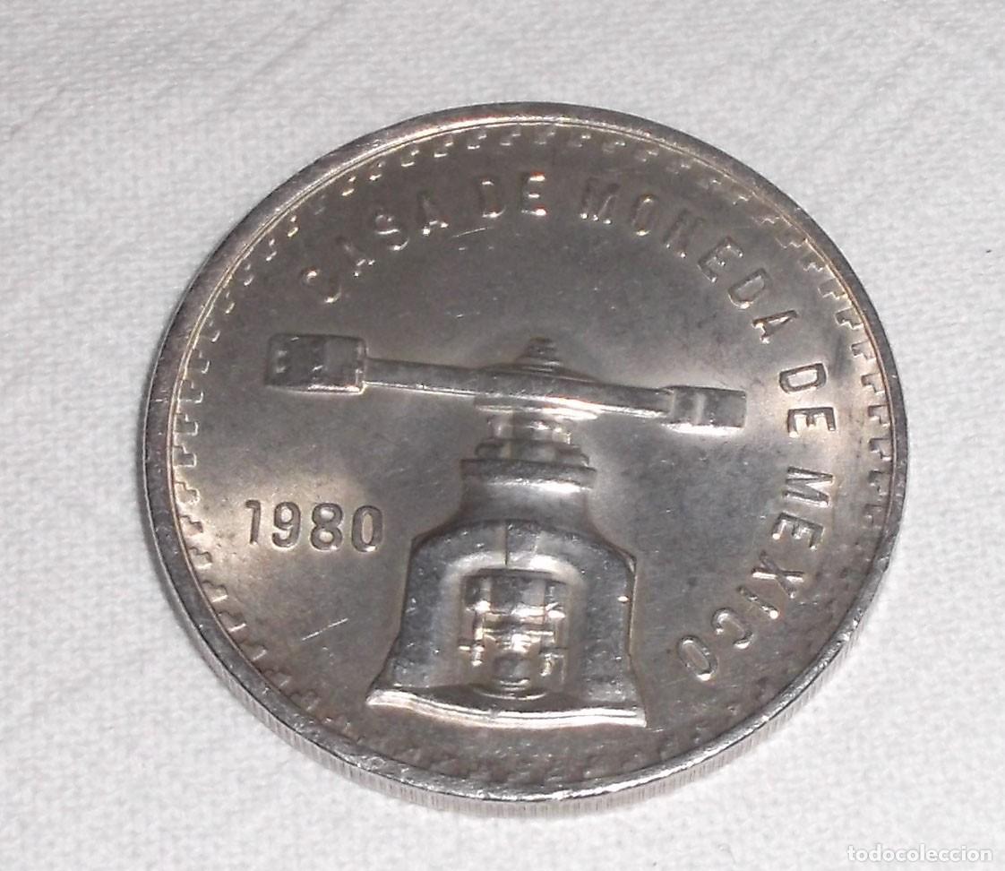 Monedas antiguas de Am&eacute;rica: Onza de plata mexicana a&ntilde;os 80