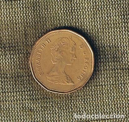 Monedas antiguas de Am&eacute;rica: Moneda Canad&aacute; One Dollar Un D&oacute;lar canadiense - Foto 1