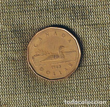 Monedas antiguas de Am&eacute;rica: Moneda Canad&aacute; One Dollar Un D&oacute;lar canadiense - Foto 2