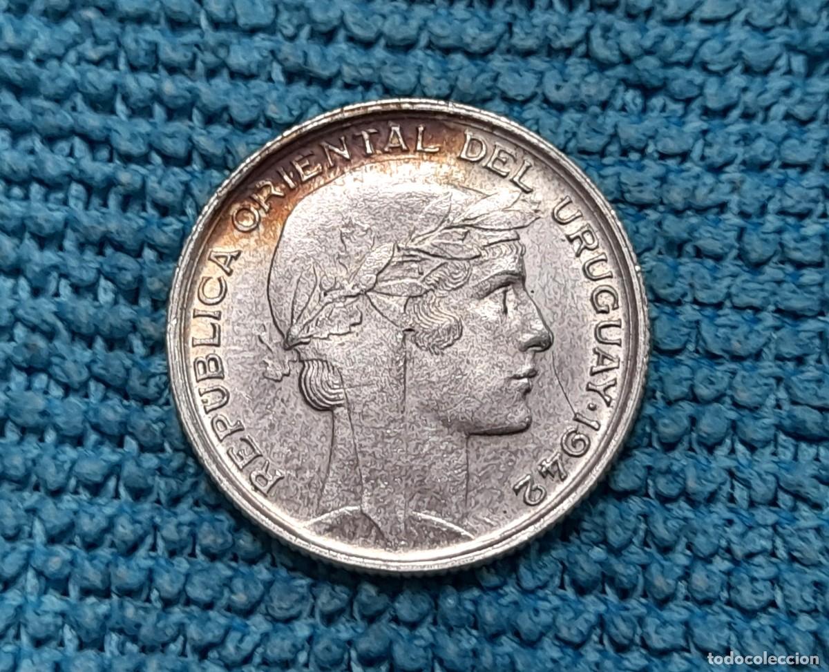 Monedas antiguas de Am&eacute;rica: Uruguay, 20 Centavos 1942 - Foto 1